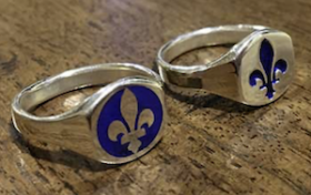 Bagues Junior A-B argent