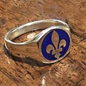 Bague junior Lys argent