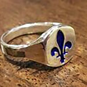 Bague junior Lys bleu